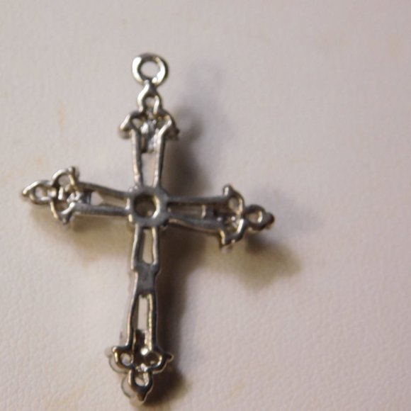 Crucifix Cross Pendants Lot of Two Vintage - Picture 3 of 5